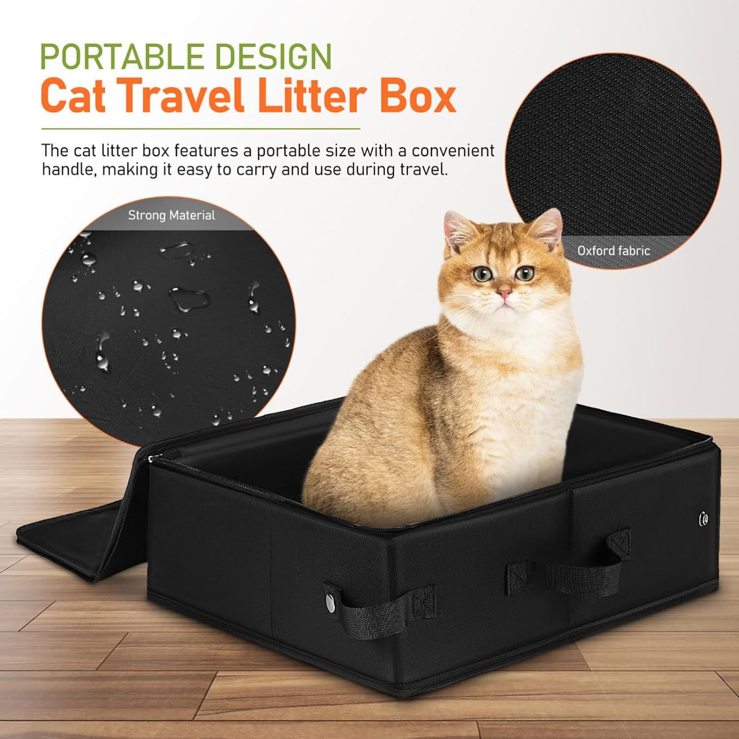 Simple Home Folding Fabric Litter Box
