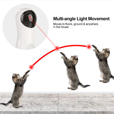 Automatic Interactive Laser Cat Toy with Adjustable Modes