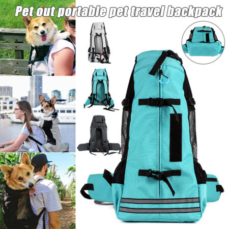 Expandable Breathable Pet Backpack Carrier for Dogs & Cats