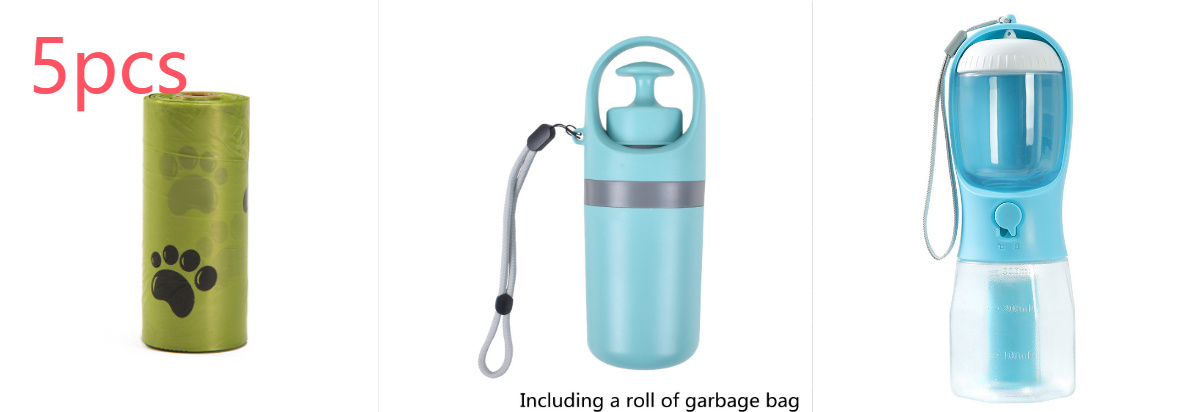 Portable Dog Pooper Scooper with Built-in Poop Bag Dispenser - Set2