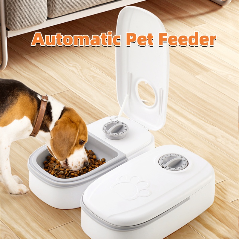 Automatic Gravity Pet Feeder with Stainless Steel Bowl for Dogs & Cats